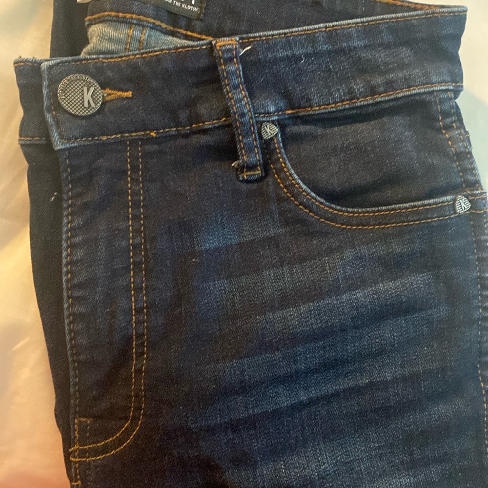 Kut from the Kloth Blue Jeans with Classic Indigo Wash